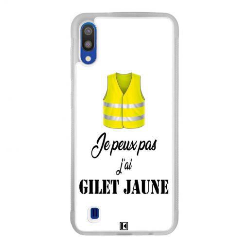 Coque Galaxy M10 – Je peux pas j'ai Gilet jaune