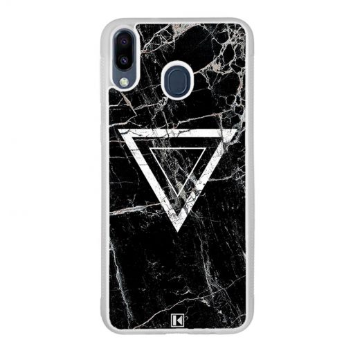 Coque Galaxy M20 – Black marble