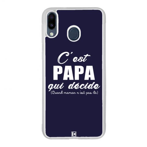 Coque Galaxy M20 – C'est Papa qui décide