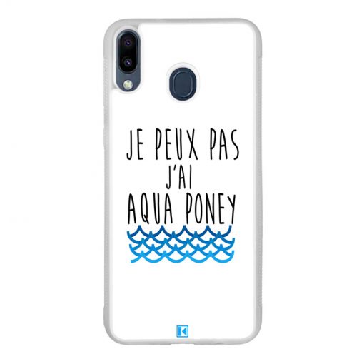 Coque Galaxy M20 – Je peux pas j'ai aqua poney