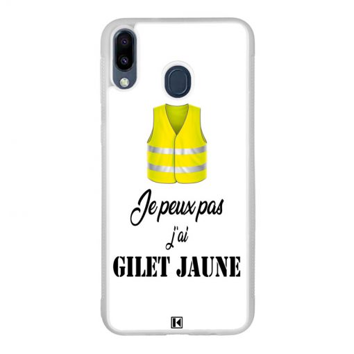 Coque Galaxy M20 – Je peux pas j'ai Gilet jaune