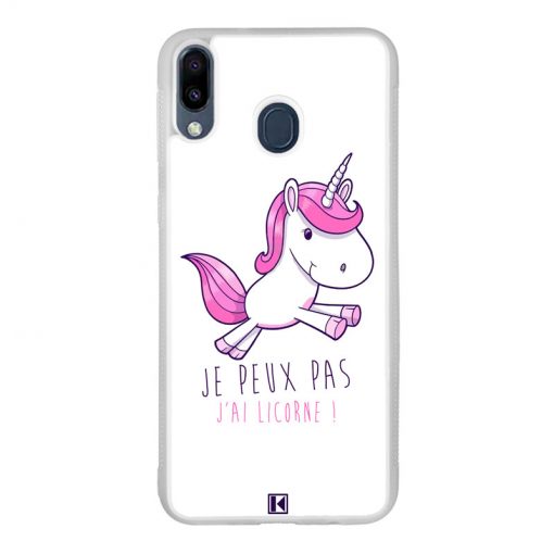 Coque Galaxy M20 – Je peux pas j'ai Licorne