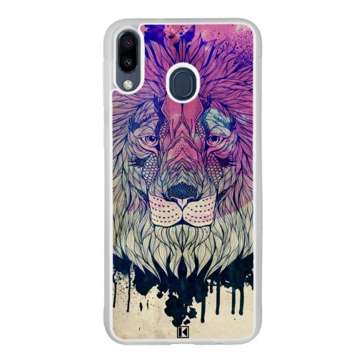 Coque Galaxy M20 – Lion Face