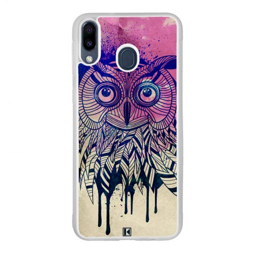 Coque Galaxy M20 – Owl face