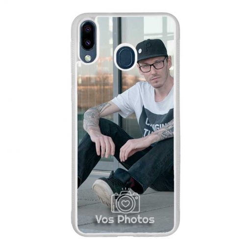 theklips-coque-pour-samsung-galaxy-m20-personnalisee-contour-souple-transparent