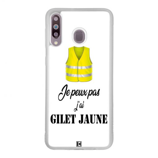 Coque Galaxy M30 – Je peux pas j'ai Gilet jaune