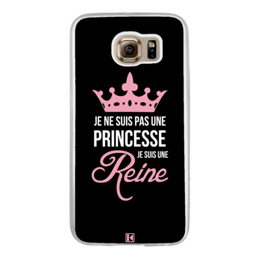 Coque Galaxy S6 – Je ne suis pas une princesse