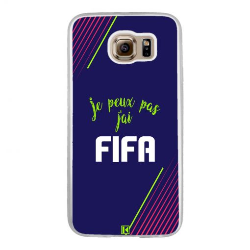 Coque Galaxy S6 – Je peux pas j'ai FIFA