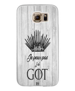 Coque Galaxy S6 – Je peux pas j'ai Game of Thrones