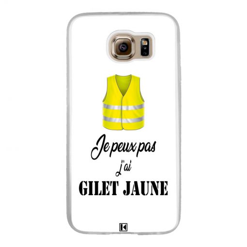 Coque Galaxy S6 – Je peux pas j'ai Gilet jaune