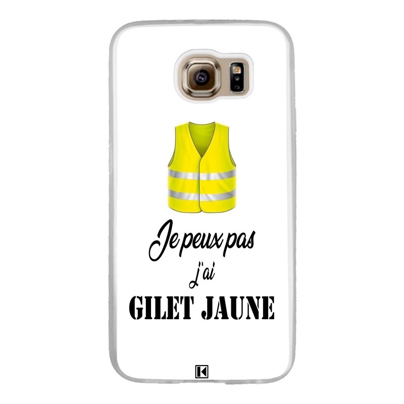 coque galaxy s6 jaune