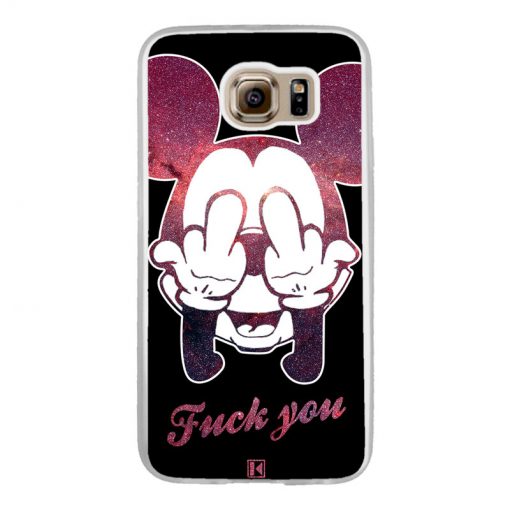 Coque Galaxy S6 – Mickey Fuck You