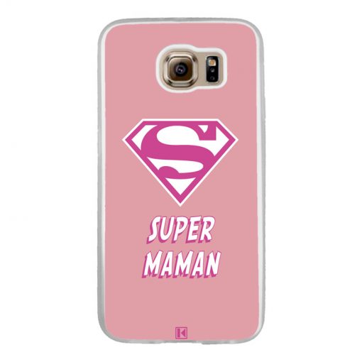 Coque Galaxy S6 – Super Maman