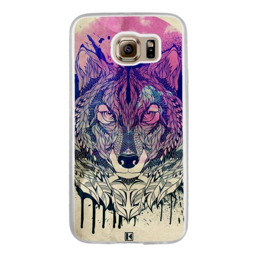 Coque Galaxy S6 – Wolf Face