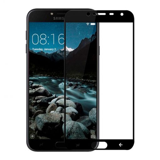 Verre trempé Galaxy J4 Plus 2018 - Full Screen Noir