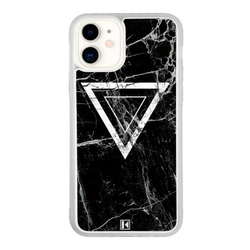 Coque iPhone 11 – Black marble