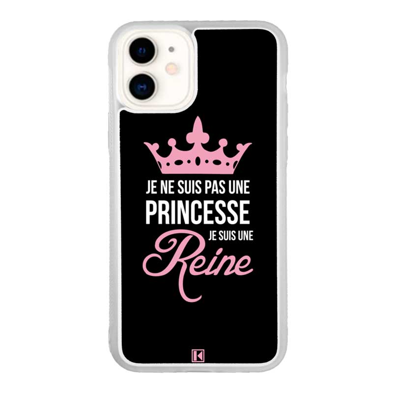 Coque iPhone 11 Je suis une princesse quand je pète ça fait des paillettes  Transparente - Les