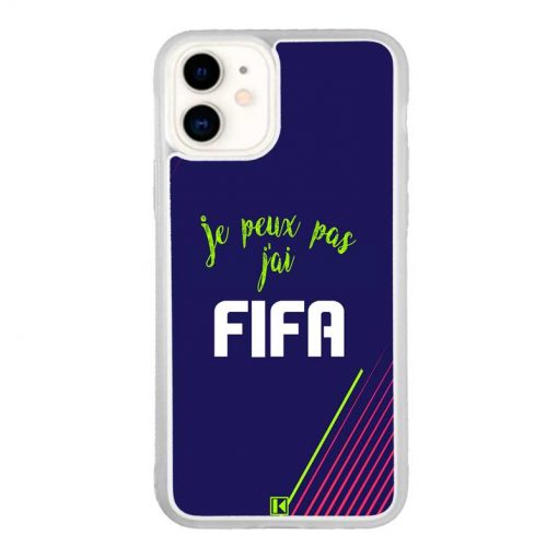 Coque iPhone 11 – Je peux pas j'ai FIFA