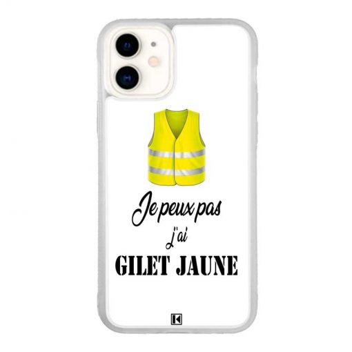 Coque iPhone 11 – Je peux pas j'ai Gilet jaune