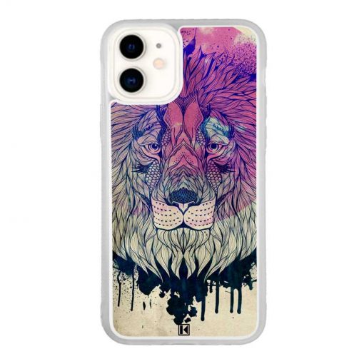 Coque iPhone 11 – Lion Face