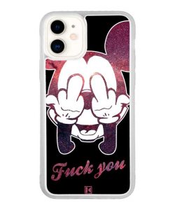 Coque iPhone 11 – Mickey Fuck You
