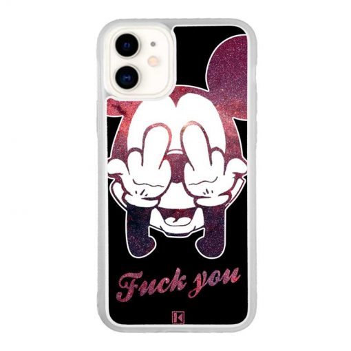 Coque iPhone 11 – Mickey Fuck You