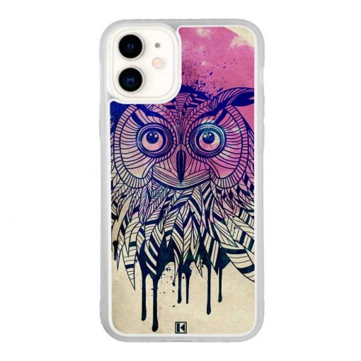 Coque iPhone 11 – Owl face