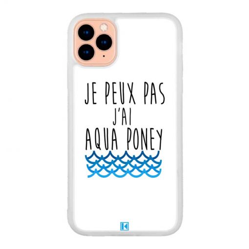 Coque iPhone 11 Pro – Je peux pas j'ai aqua poney