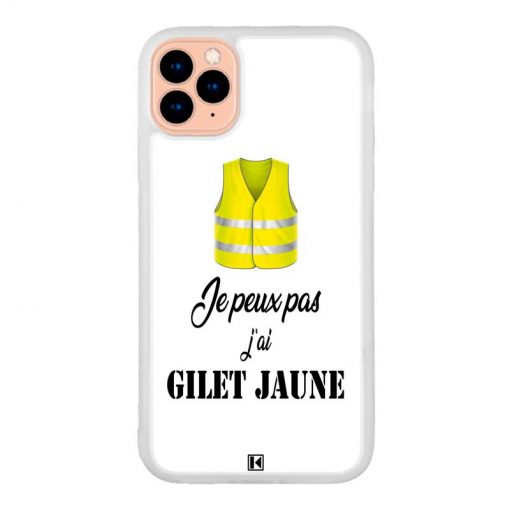 Coque iPhone 11 Pro – Je peux pas j'ai Gilet jaune