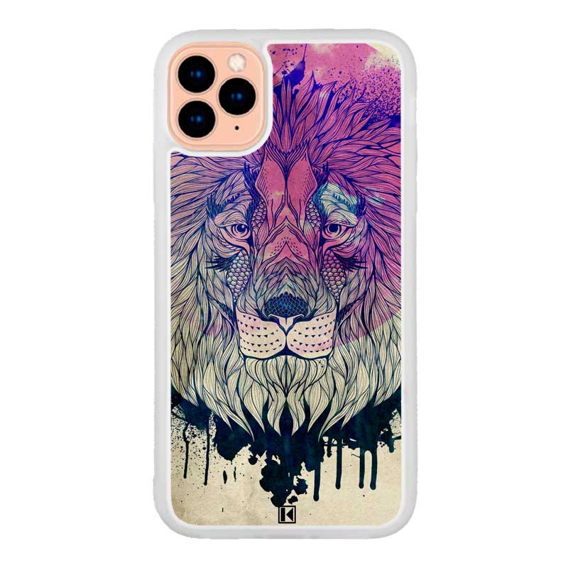 theklips-coque-iphone-11-pro-lion-face Coque iPhone 11 Pro – Lion Face