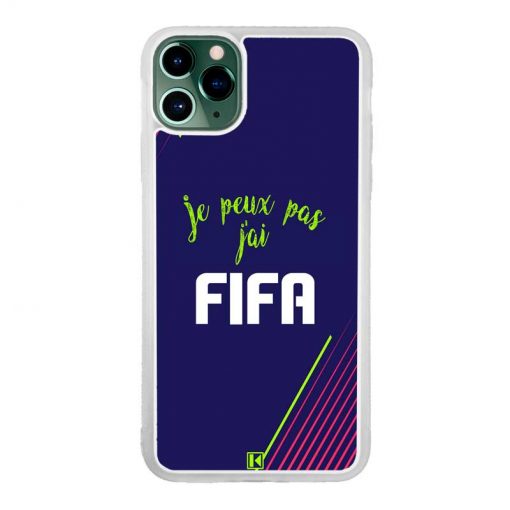 Coque iPhone 11 Pro Max – Je peux pas j'ai FIFA