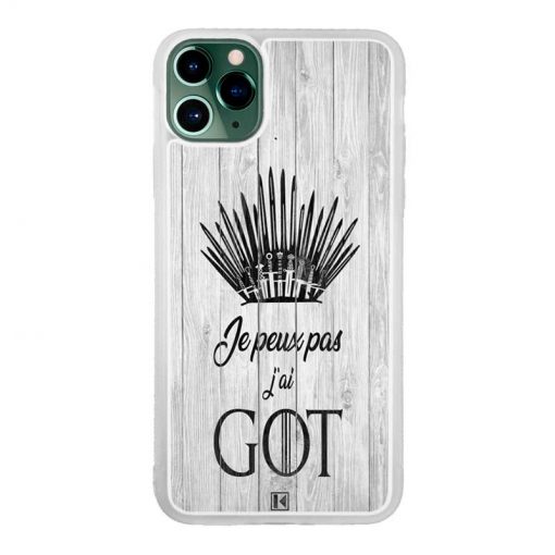 Coque iPhone 11 Pro Max – Je peux pas j'ai Game of Thrones