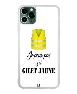 Coque iPhone 11 Pro Max – Je peux pas j'ai Gilet jaune