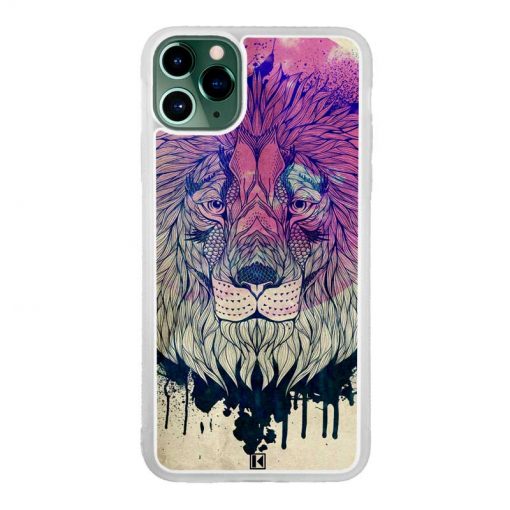 Coque iPhone 11 Pro Max – Lion Face