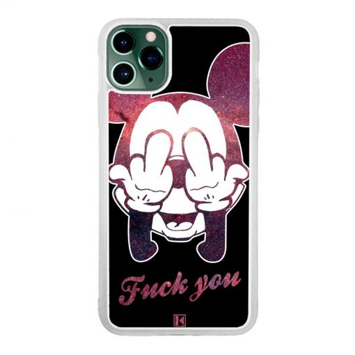 Coque iPhone 11 Pro Max – Mickey Fuck You