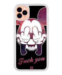 Coque iPhone 11 Pro – Mickey Fuck You