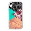 Coque iPhone Xr – Floral marble