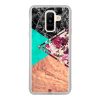 Coque Galaxy A6 Plus – Floral marble