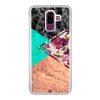 Coque Galaxy J8 2018 – Floral marble