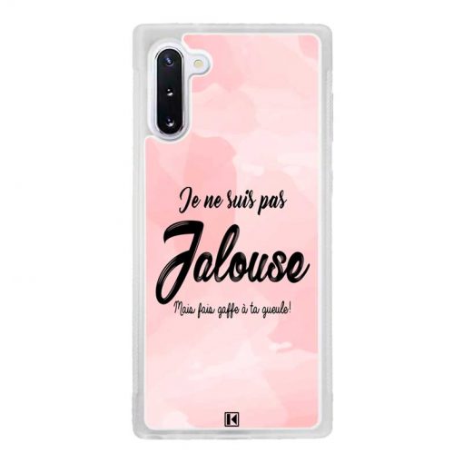 Coque Galaxy Note 10 – Je ne suis pas jalouse