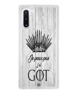 Coque Galaxy Note 10 – Je peux pas j'ai Game of Thrones
