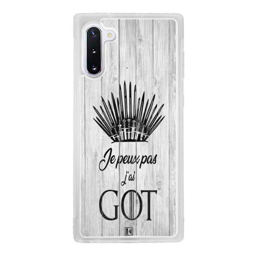 Coque Galaxy Note 10 – Je peux pas j'ai Game of Thrones