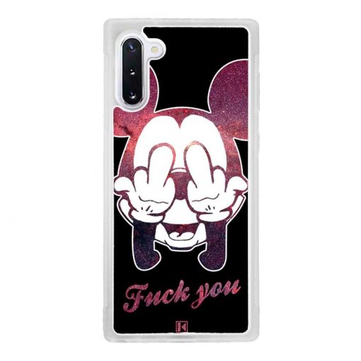 Coque Galaxy Note 10 – Mickey Fuck You