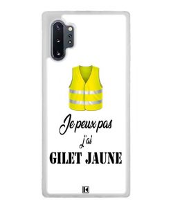 Coque Galaxy Note 10 Plus – Je peux pas j'ai Gilet jaune