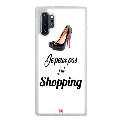 Coque Galaxy Note 10 Plus – Je peux pas j'ai Shopping