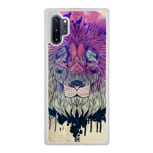 Coque Galaxy Note 10 Plus – Lion Face