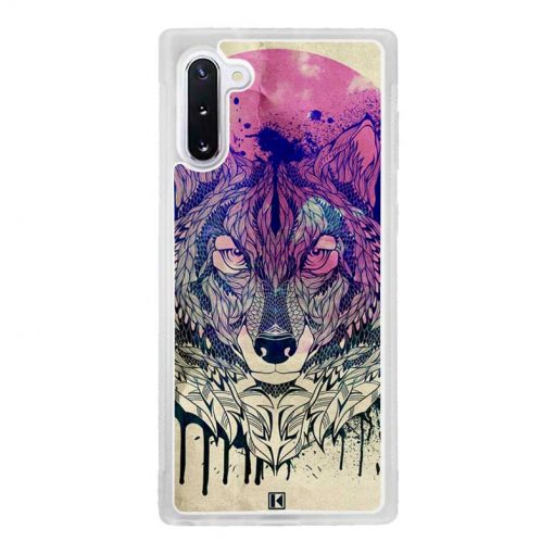 Coque Galaxy Note 10 – Wolf Face