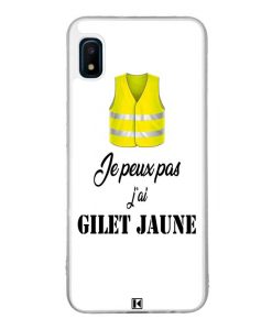 Coque Galaxy A10e – Je peux pas j'ai Gilet jaune