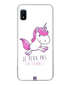 Coque Galaxy A10e – Je peux pas j'ai Licorne