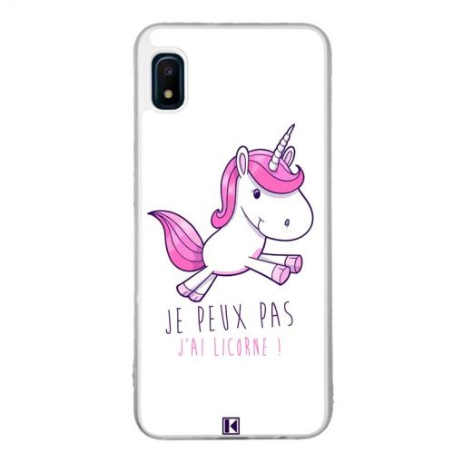 Coque Galaxy A10e – Je peux pas j'ai Licorne